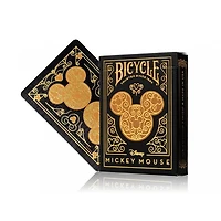 Playing Cards - Bicycle - Disney Mickey - Black / Gold