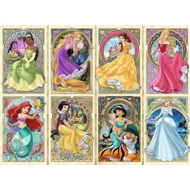 Disney Princesses - Art Nouveau - 1000 pieces