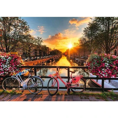 Bicycles in Amsterdam - 1000 pièces