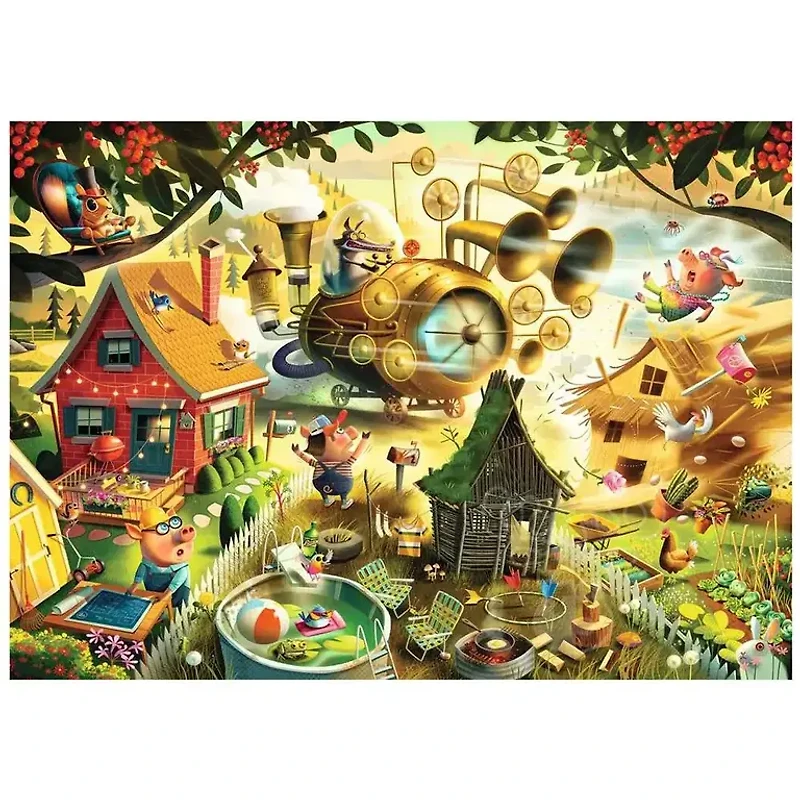 Look Out Little Pigs - 1000 pieces