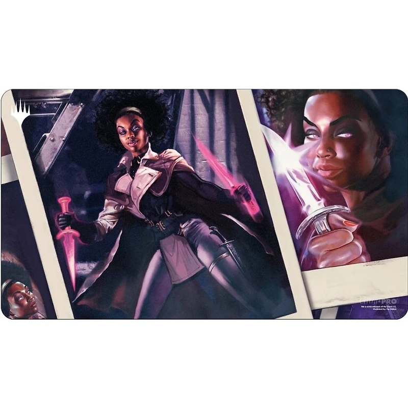 (UP) - Playmat - Murders at Karlov Manor - Kaya, Spirits' Justice