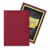 (Dragon Shield) Matte Blood Red - 100 Unités - 63mm x 88mm