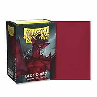 (Dragon Shield) Matte Blood Red - 100 Unités - 63mm x 88mm