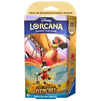 Disney Lorcana - Les terres d'encres - Deck de démarrage - Rubis/Saphir (Français) [PRÉCOMMANDE]