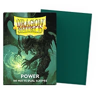 (Dragon Shield) Matte Dual Sleeves - Power - 100 Unités - 63mm x 88mm