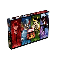 Dice Throne Marvel - Thor, Loki, Spiderman, Scarlet Witch (Français)