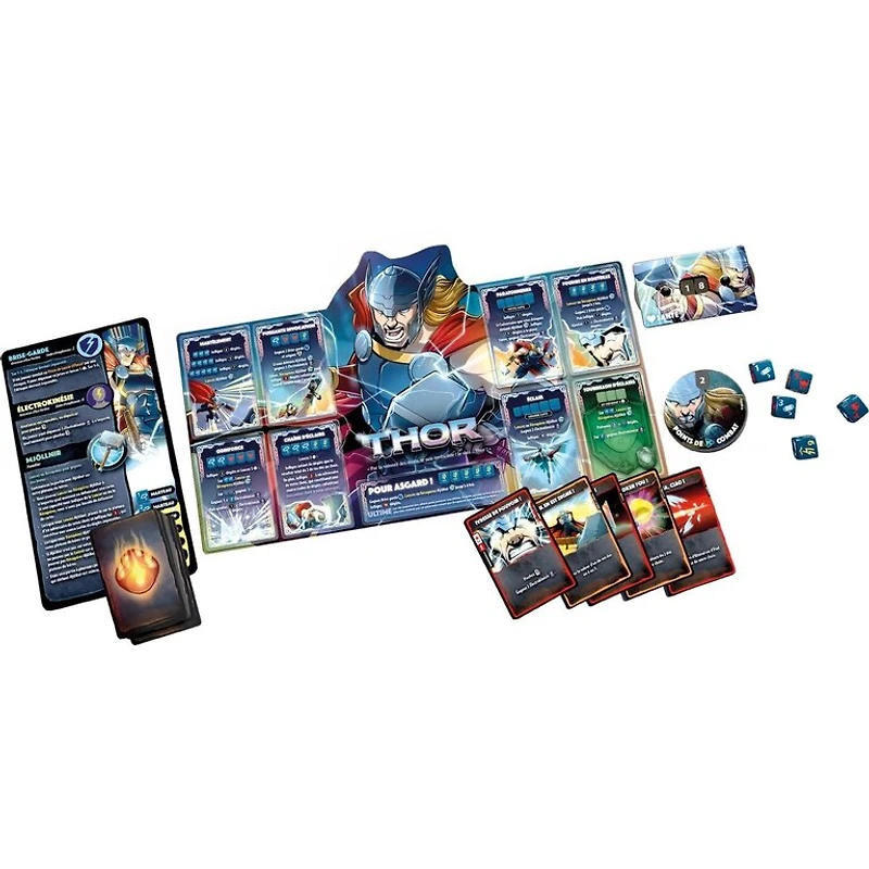 Dice Throne Marvel - Thor, Loki, Spiderman, Scarlet Witch (Français)