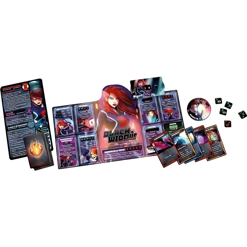 Dice Throne Marvel - Black Panther, Captain Marvel, Black Widow, Dr. Strange (Français) 