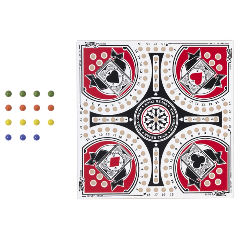 Jeu de Parchisi/Tock - 4 joueurs 15" (Multilingue)