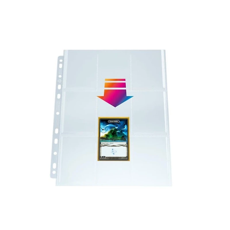 (Gamegenic) Ultrasonic Toploading 9-Pocket - 10 Pages - Clear