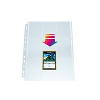 (Gamegenic) Ultrasonic Toploading 9-Pocket - 10 Pages - Clear
