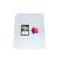 (Gamegenic) Ultrasonic Sideloading 9-Pocket - 10 Pages - Clear