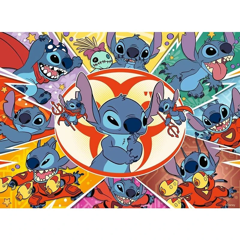 Stitch - 100 pièces XXL