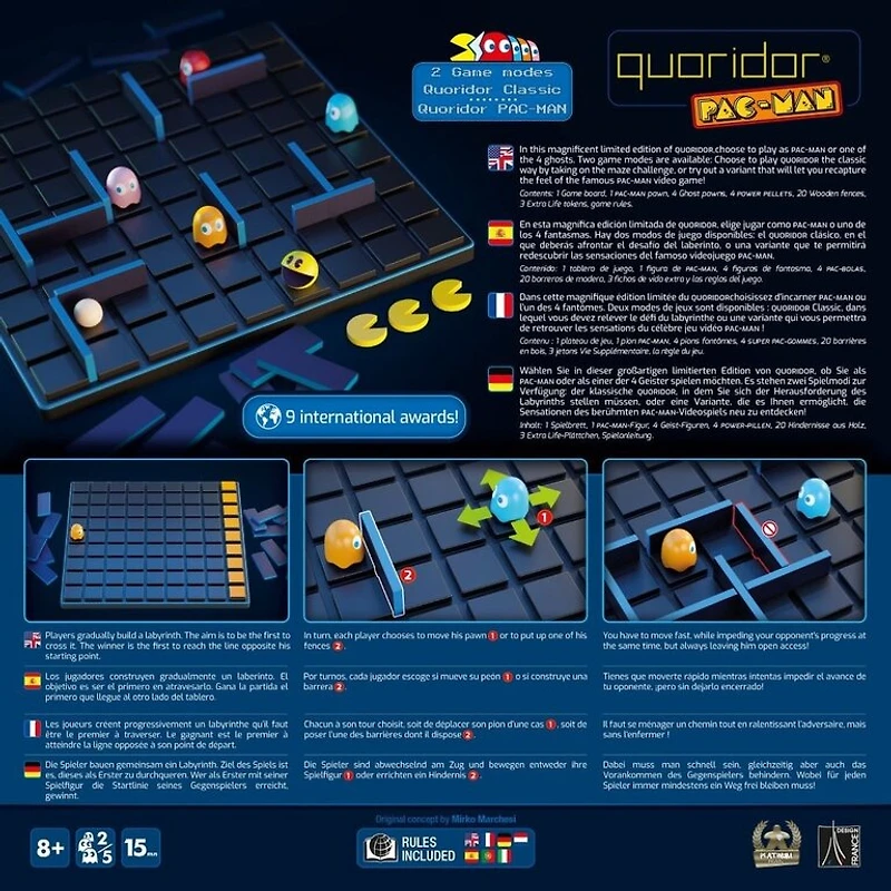 Quoridor Pacman (Multilingue)