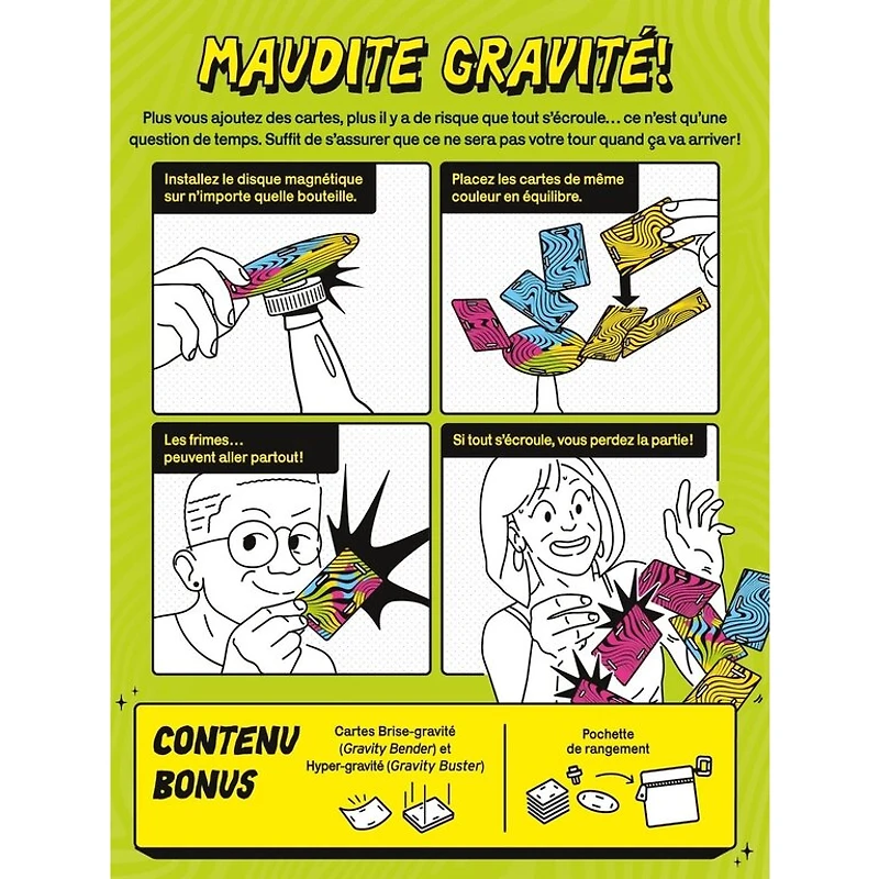 Instable - Cards vs Gravity - Édition québécoise (Français)