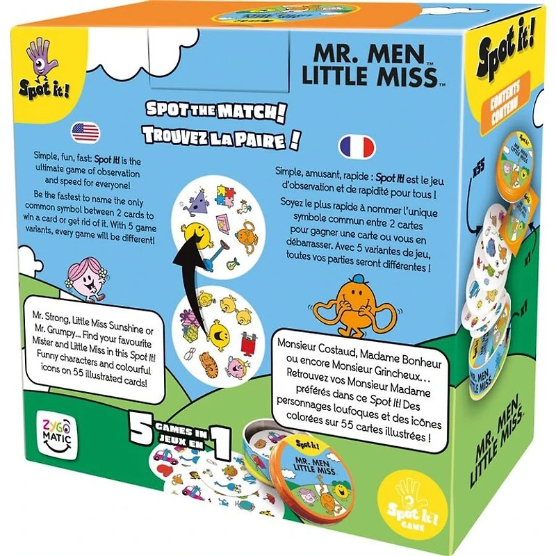 Spot It! - Mr. Men and Little Miss (Multilingual) (Dobble)
