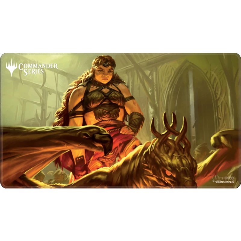 (UP) - Playmat - Commander Mono Colour - Stitched - Magda*