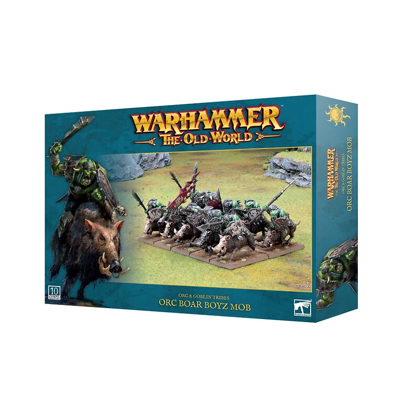Orcs and Goblins: Orc Boar Boyz Mob [PRÉCOMMANDE]
