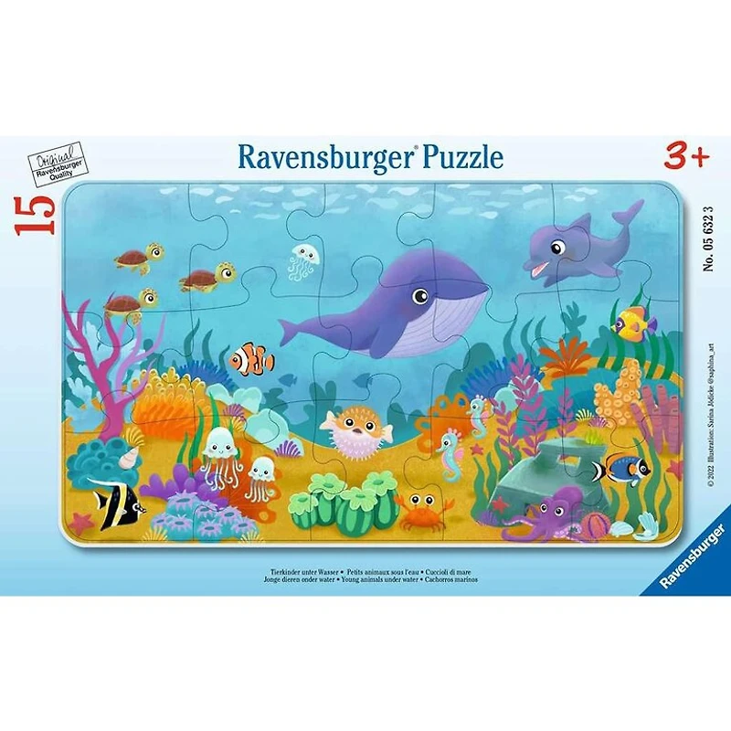 Petits animaux sous l'eau - 15 pieces