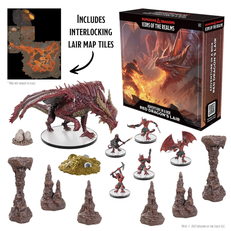 D&D - Icons Of The Realms - Adventure in a Box - Red Dragon's Lair 