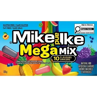 Mike and Ike Mega Mix - 120g