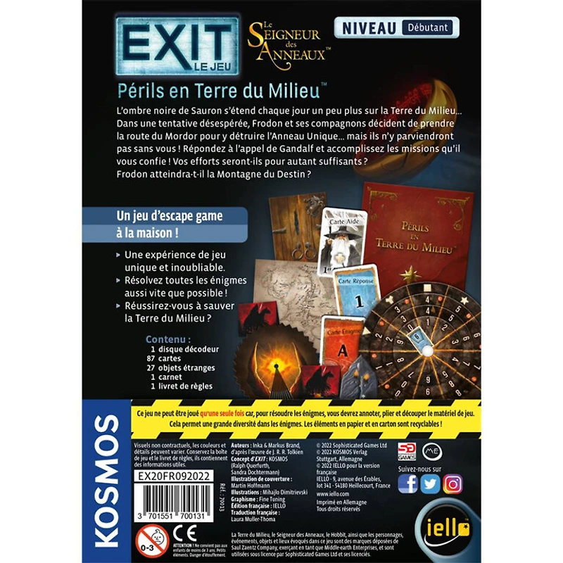 Exit - Seigneur des Anneaux - Périls en Terre du Milieu (French)
