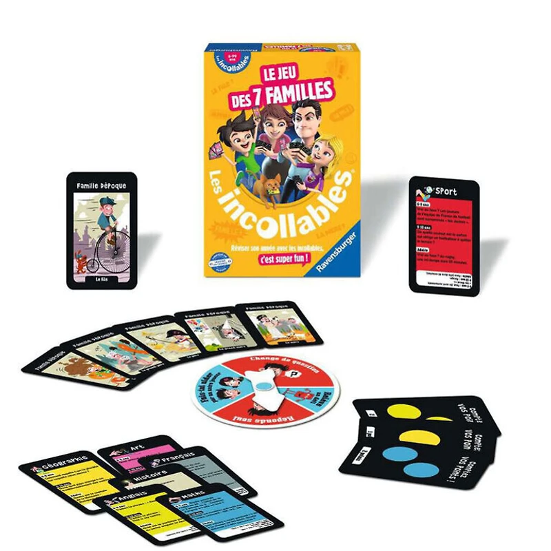 Le Jeu des 7 Familles - Les incollables (Français)