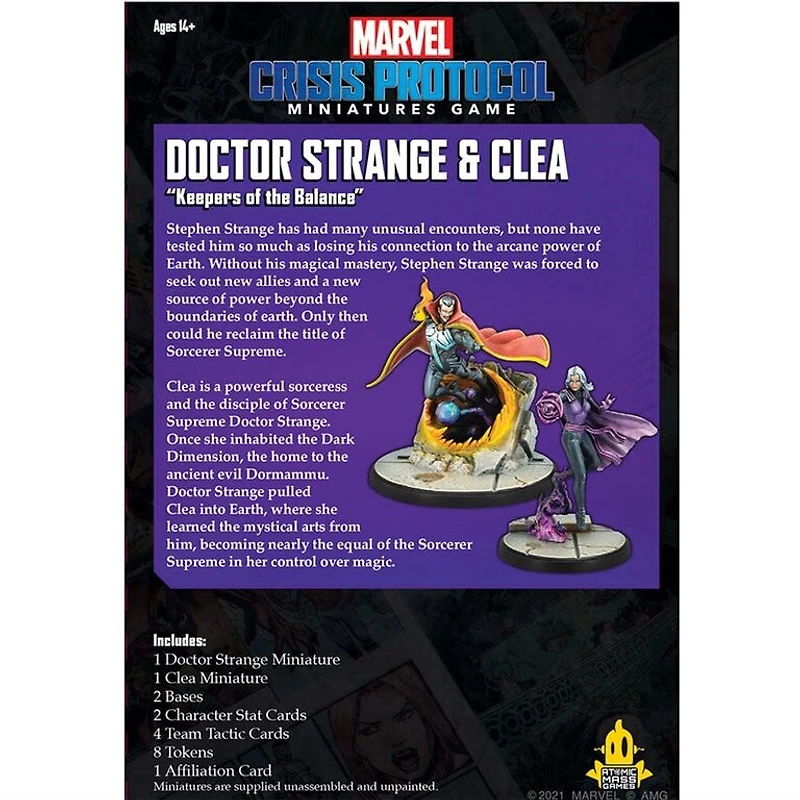 Marvel Crisis Protocol - Doctor Strange and Clea (Anglais)