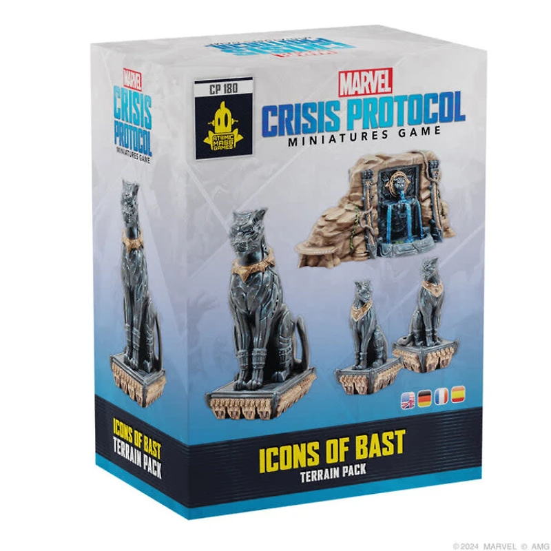 Marvel Crisis Protocol - Icons of Bast Terrain Pack (English)