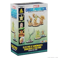 Marvel Crisis Protocol - Electro, Sandman, Shocker and Vulture (Englis