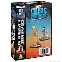 Marvel Crisis Protocol - Captain America and the Original Human Torch 