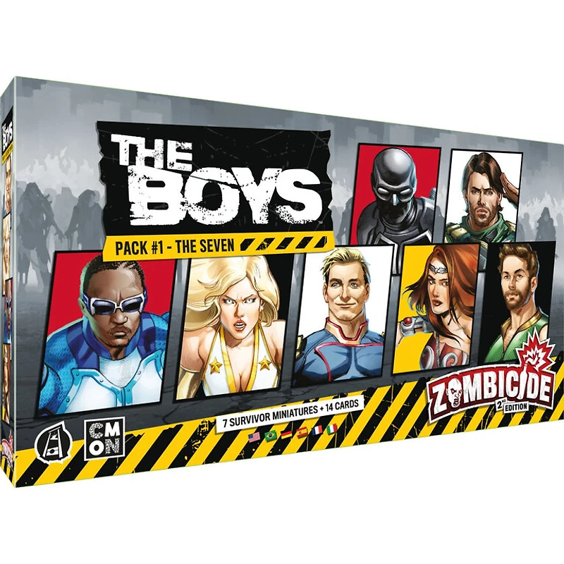 Zombicide - 2Nd Edition: The Boys Pack #1 - The Seven (Multilingue)