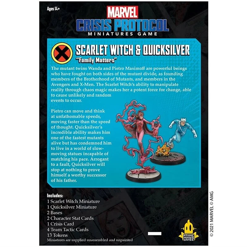 Marvel Crisis Protocol - Scarlet Witch and Quicksilver (Anglais)