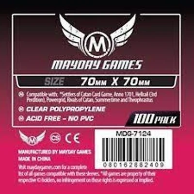 (Mayday) Card Game Sleeves - 100 Unités - 70mm x 70mm