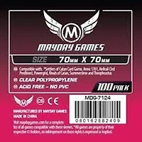 (Mayday) Card Game Sleeves - 100 Unités - 70mm x 70mm