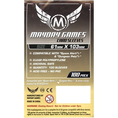 (Mayday) Card Game Sleeves - 50 Unités - 61mm x 103mm