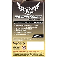(Mayday) Card Game Sleeves - 50 Unités - 61mm x 103mm