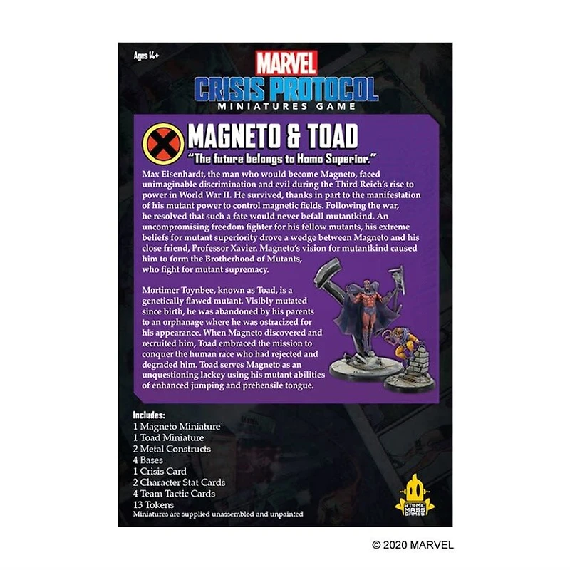 Marvel Crisis Protocol - Magneto and Toad (Anglais)