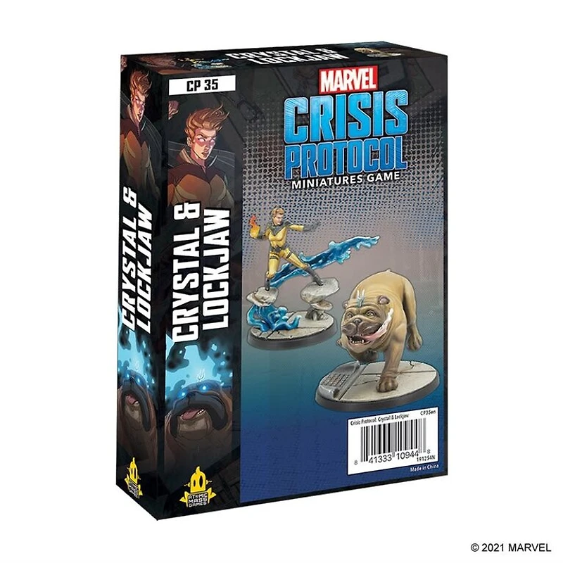 Marvel Crisis Protocol - Crystal and Lockjaw (Anglais)