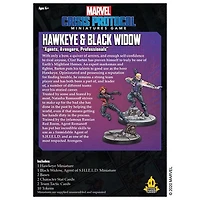 Marvel Crisis Protocol - Hawkeye and Black Widow (Anglais)