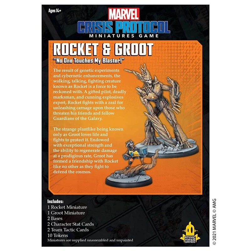 Marvel Crisis Protocol - Rocket and Groot (Anglais)