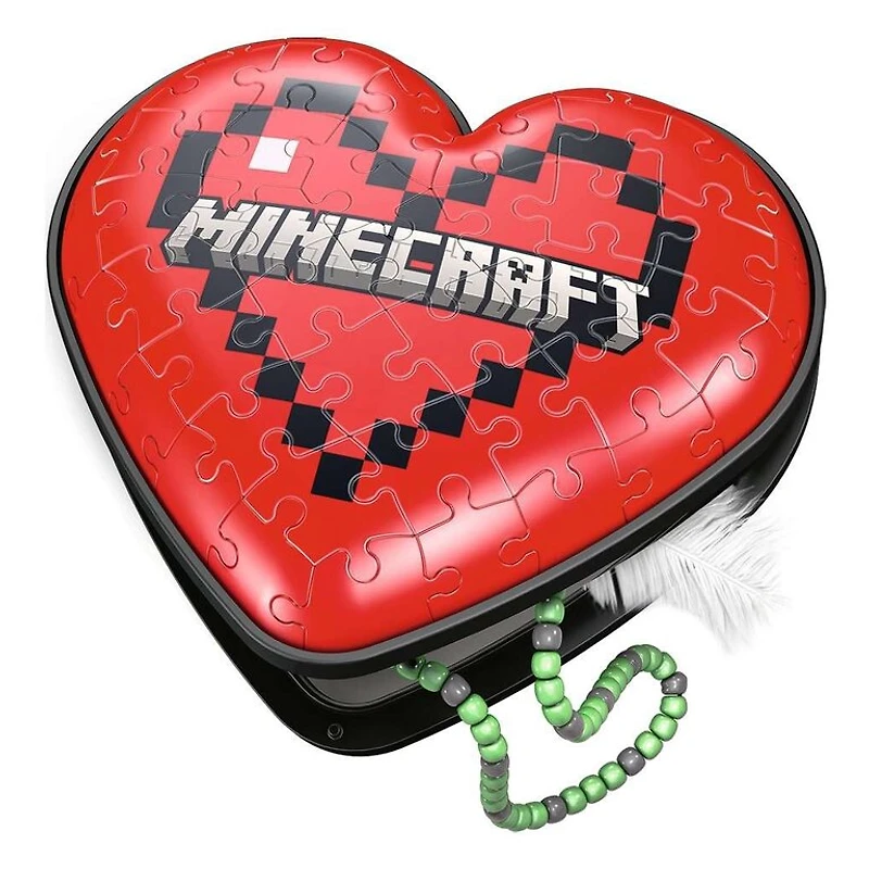 Minecraft Heart - 54 pièces 3D