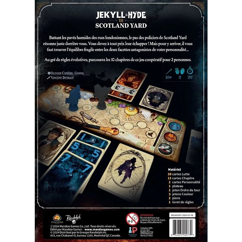 Jekyll & Hyde vs Scotland Yard (French)