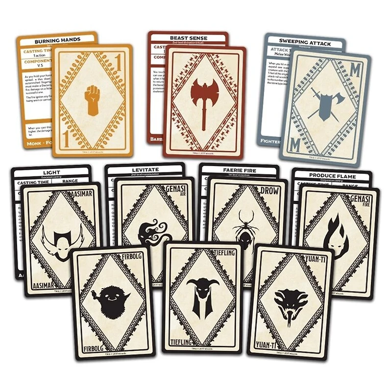 Dungeons & Dragons 5th edition - Spellbook Cards - Martial Deck (Anglais)