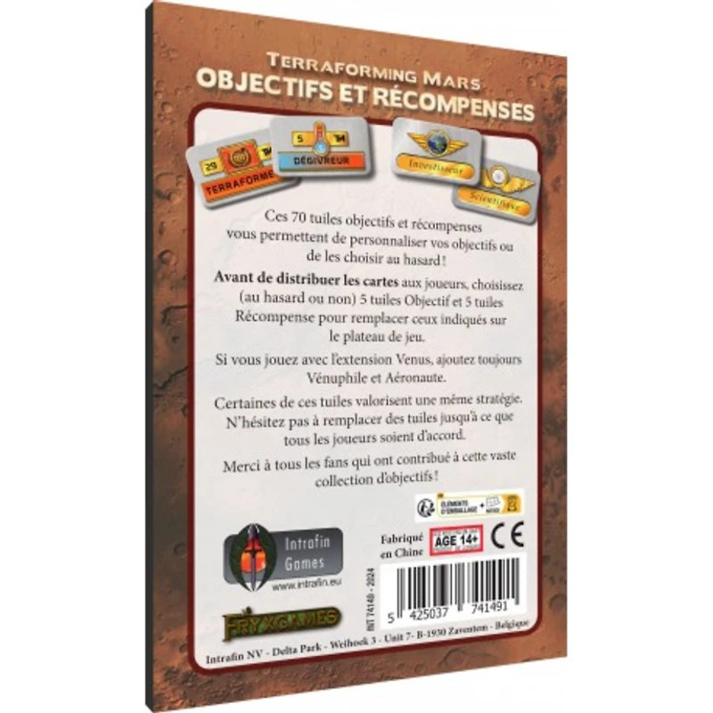 Terraforming Mars - Objectifs et récompenses (Français)