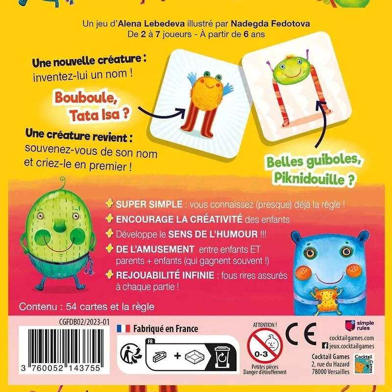 Face de bouc (French)