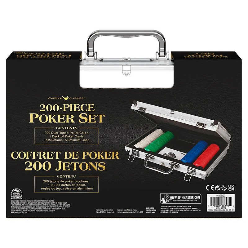 Coffret de Poker - 200 jetons (Multilingue)