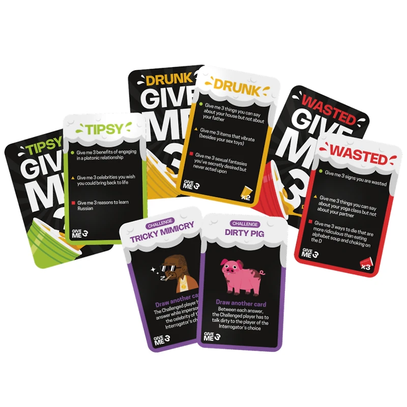 Give Me 3 - Drinking Edition (English)