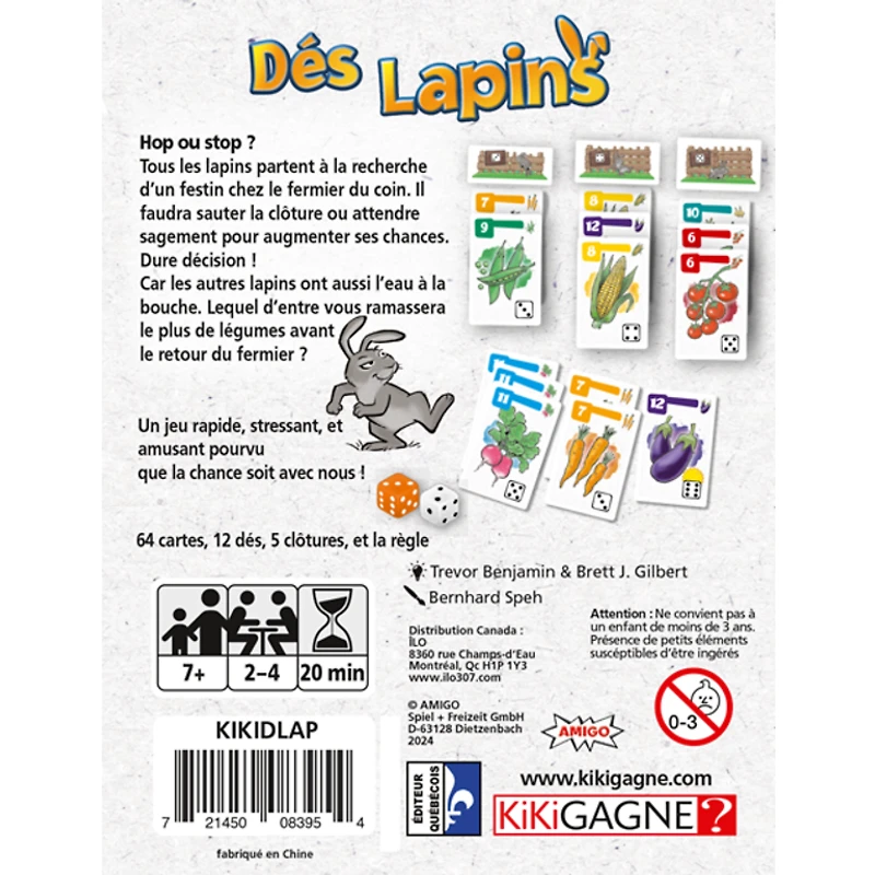 Dés lapins (French) 