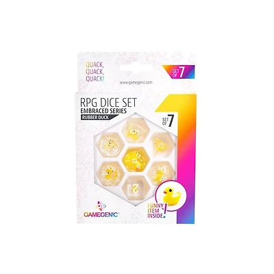 (Gamegenic) Embraced Series RPG Set - 7 Piece Set - Rubber Duck